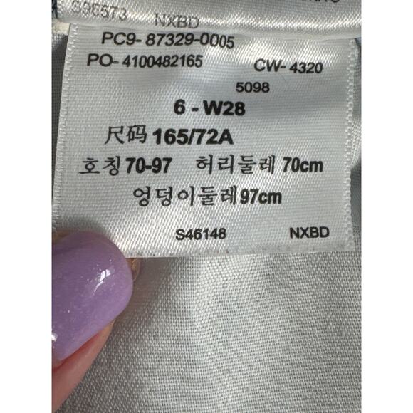 Denizen Levi's Womens Mid Rise Light Wash Jean Shorts Size 6/28 - Picture 4 of 9